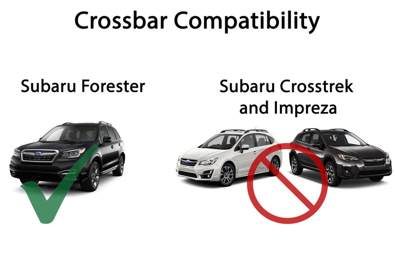 BRIGHTLINES Aero Cross Bars Roof Racks Luggage Rack Replacement for 2014-2018 Subaru Forester - Image 2